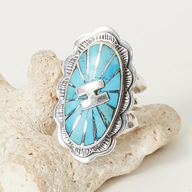 HRM 블루블루재팬 터콰이즈 링