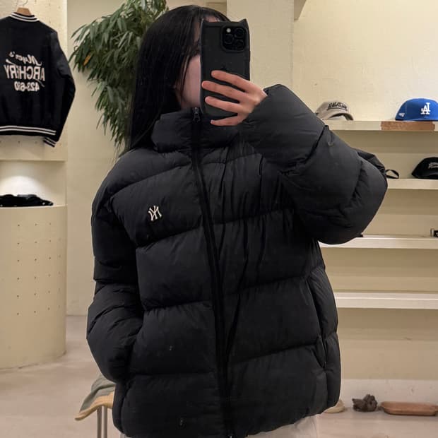 MLB 뉴욕 양키스 빅로고 경량 다운 패딩 U127