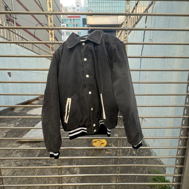 90‘s rennoc 코듀로이 바시티자켓