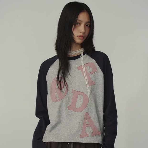 프렌다 롱슬리브 PRDA BIG PATCH RAGLAN LONG SLEE