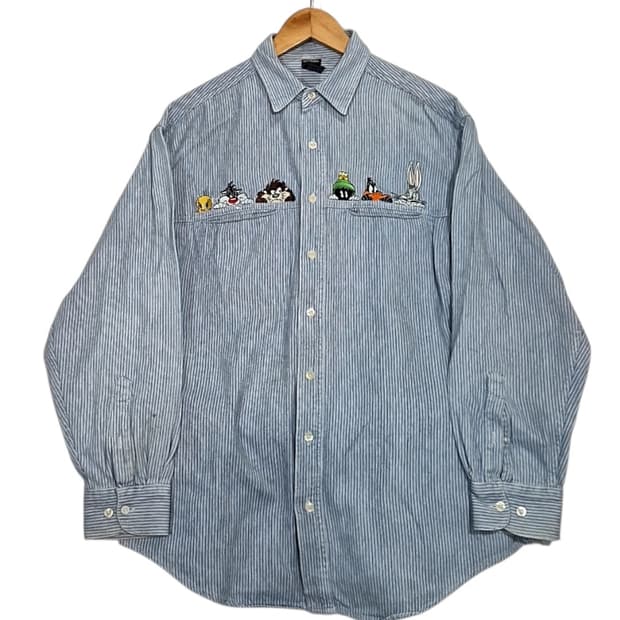 Warner Bros 자수셔츠