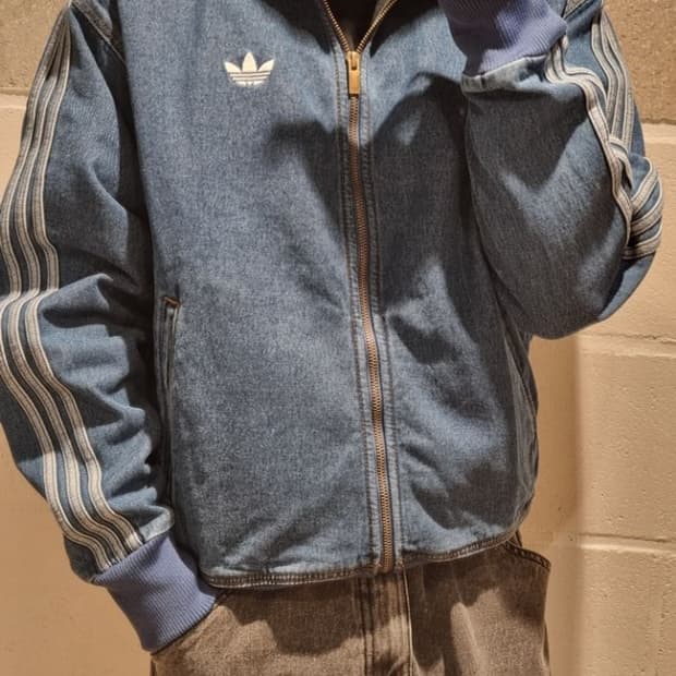 아디다스 데님 트랙탑 Xl