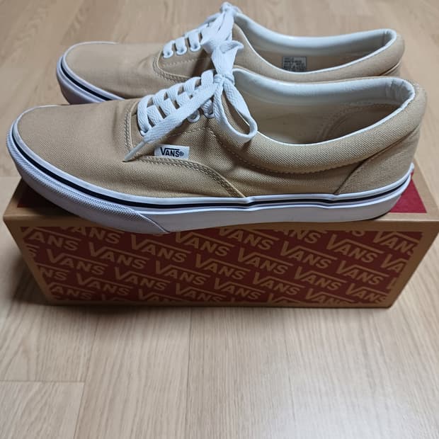 270 반스 에라 베이지 캔버스 스니커즈 Vans 띠어리 어센틱