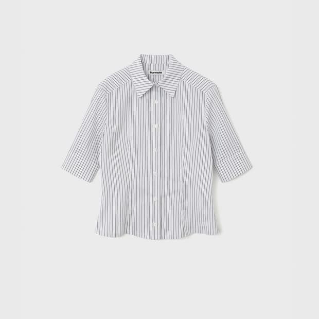 버뮬라 solid half shirt stripe
