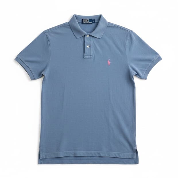 폴로 랄프로렌 반팔 폴로셔츠 블루 L