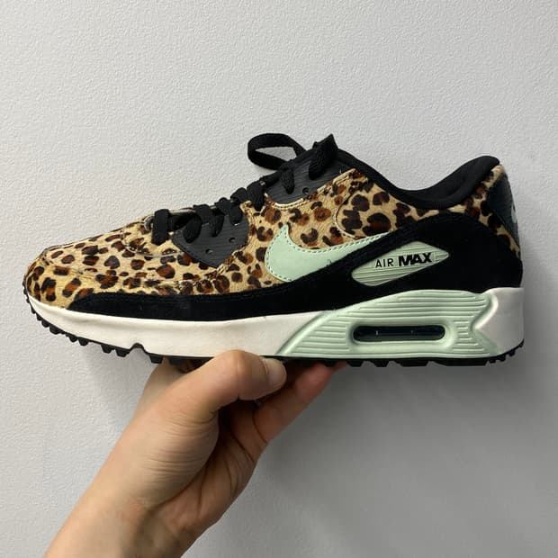 [255] Nike 나이키 에어맥스 90 G 레오파드 송치 
