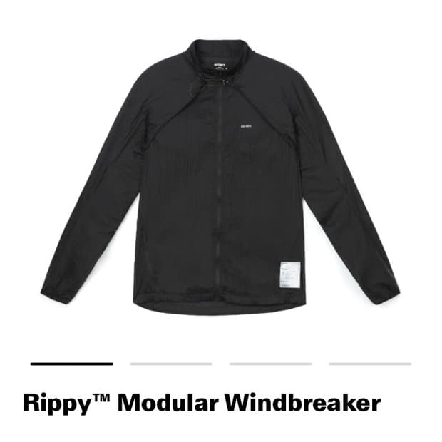 Satisfy 새티스파이 리피 바람막이 블랙 판매합니다