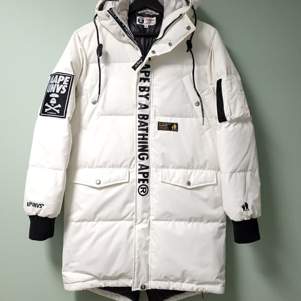 에이프 AAPE® 덕다운 롱패딩 (여성추천)