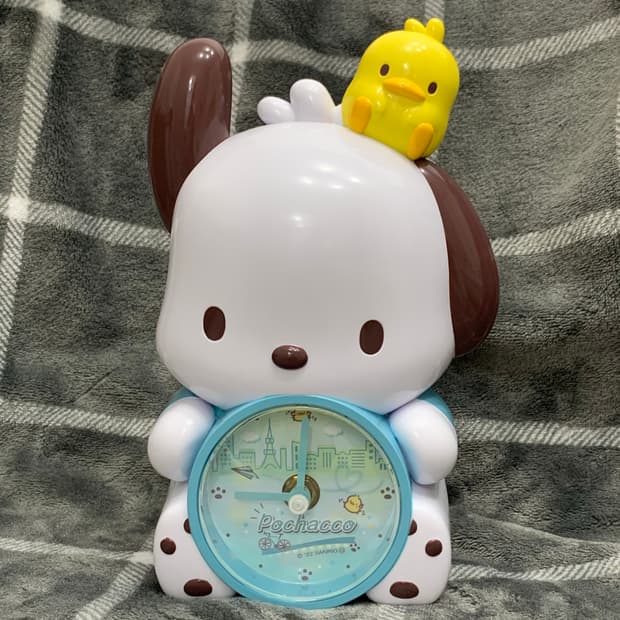산리오 포차코 쿠지 탁상시계