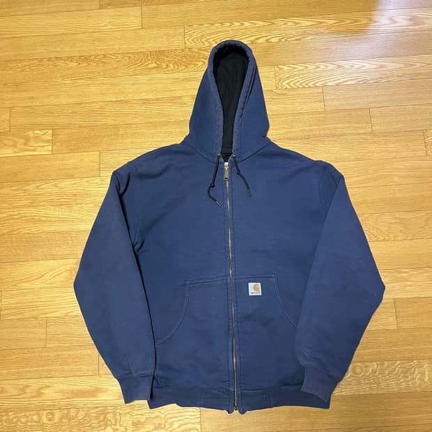 [L] 00s 빈티지 칼하트 J149 써멀 후드집업 네이비