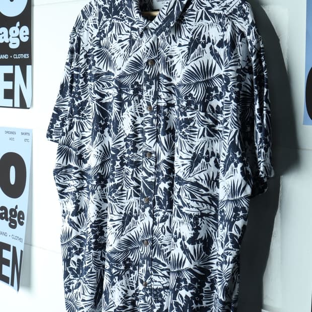 (2XL-3XL) 브랜드빈티지 반팔셔츠 남방 USA 하와이안-H33096