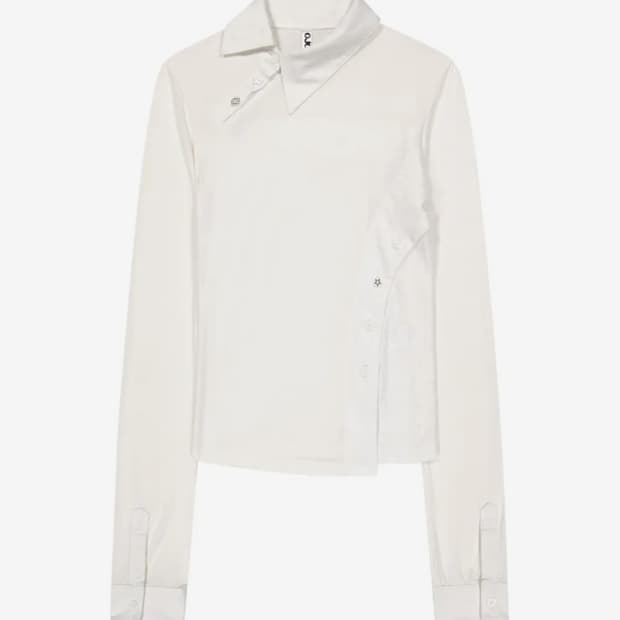 오호스 ojos Starcut Jersey Collar Tee