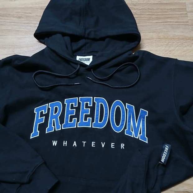 FREEDOM 프리덤 아치로고 헬스 짐웨어 후드티