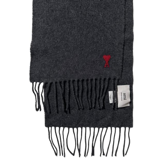 아미 하트로고 울 머플러 목도리