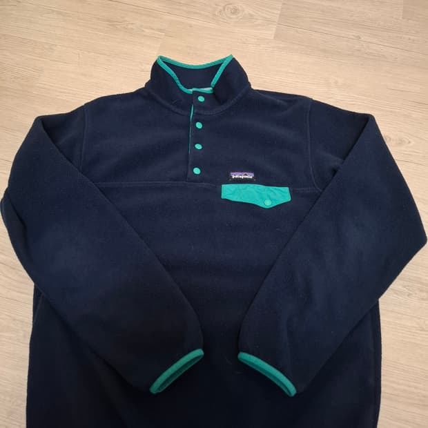 우먼스L 파타고니아 네이비 플리스 풀오버