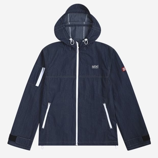 사파리스팟 데님 바람막이 윈드브레이커