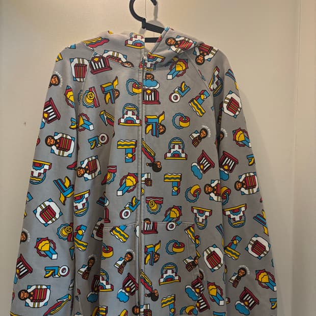 베이프 후드집업