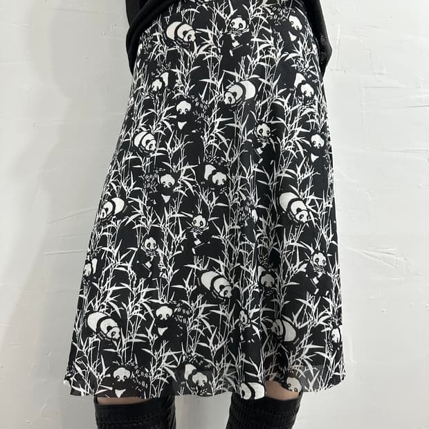 panda midi skirt