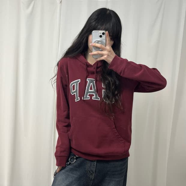 Gap burgundy hoodie 