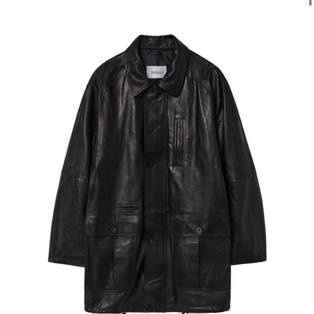 3)해칭룸 레더코트