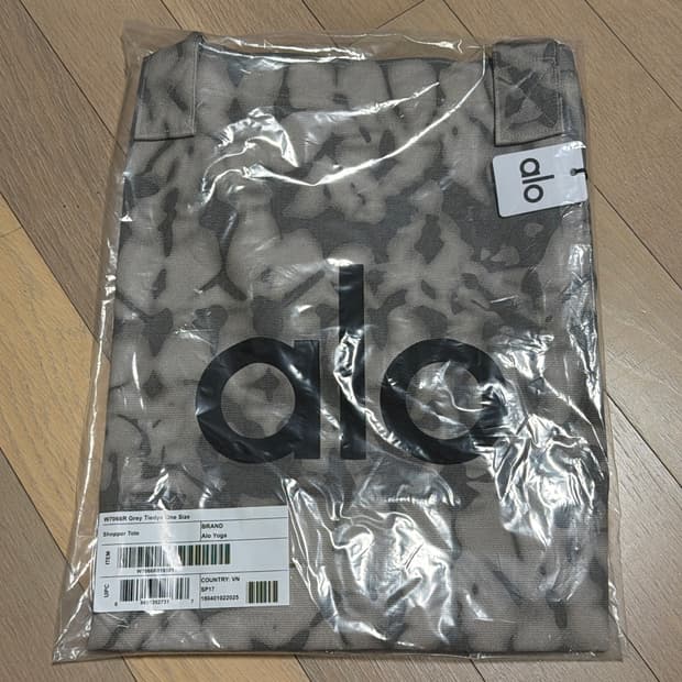 알로 요가 아이코닉 쇼퍼 토트 백 그레이 타이다이