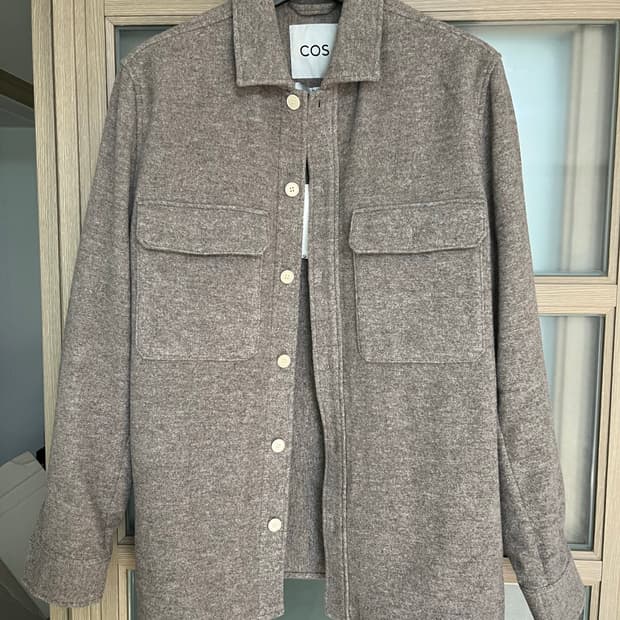 코스 플란넬 오버셔츠 자켓