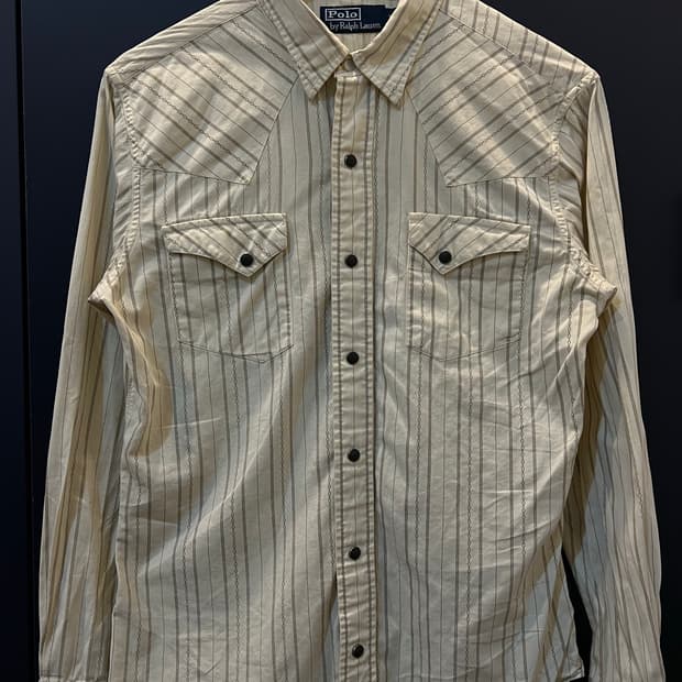 폴로 랄프로렌 스트라이프 웨스턴 셔츠