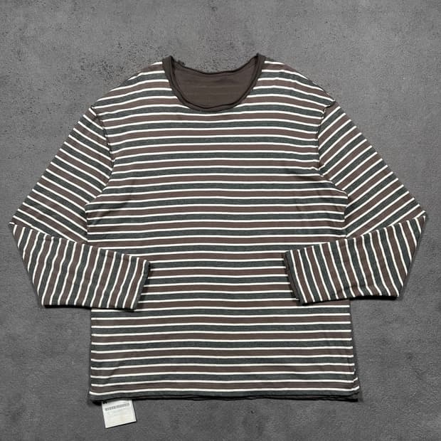 HATCHINGROOM 헤칭룸 투 페이스 리버시블 스트라이프 롱슬리브