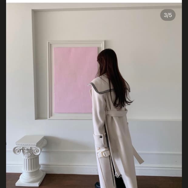블루민 세일러 코트