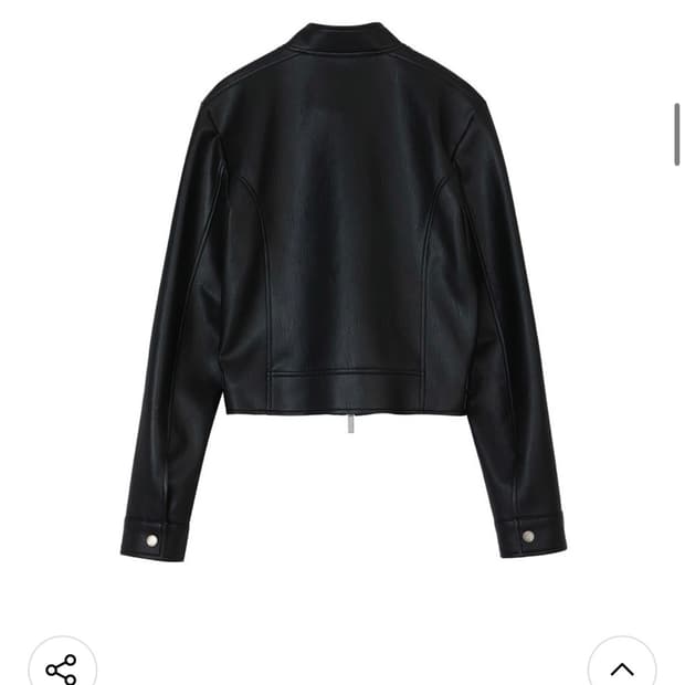 보헤미안서울 매트 레더 바이커 자켓