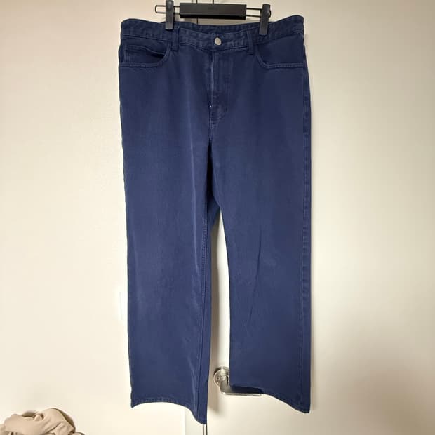 [52] 솔리드옴므 23ss 네이비 데님 팬츠