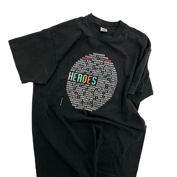  HEROES 93's 빈티지 티셔츠