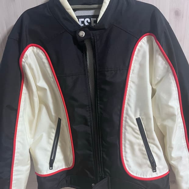 디젤 제이블링크 나일론 바이커 자켓