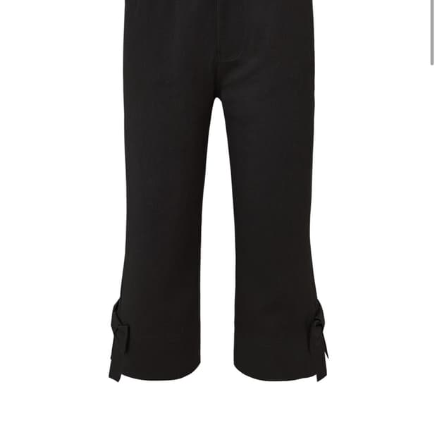 체메씨 BOW CAPRI PANTS 블랙 