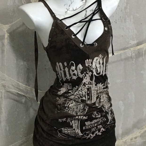 Salvage Rope Detail Grunge Onepiece