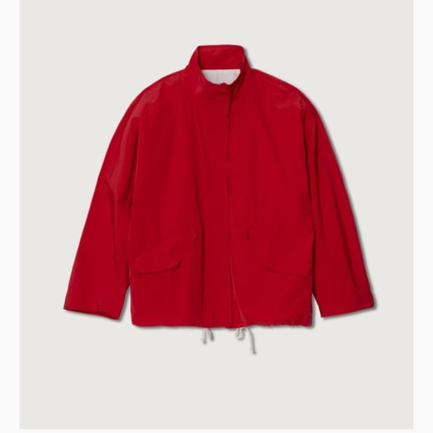 Mooau 무아유 소프트 zip blouson (red)