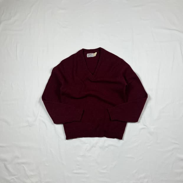 60‘s 빈티지 브이넥 니트