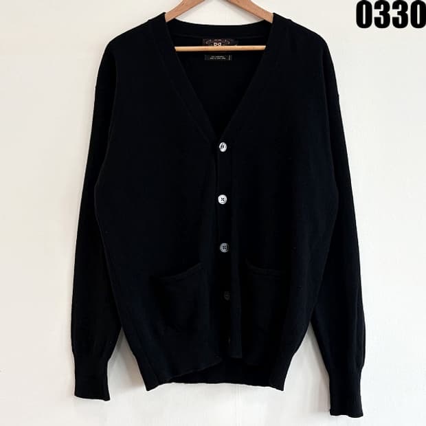 RRL 더블알엘 랄프로렌 블랙 램스울 가디건 L 0330