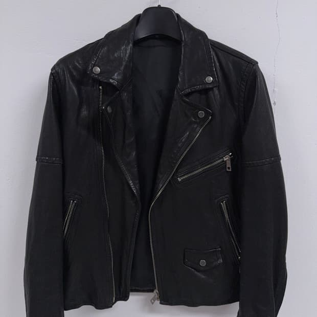 [N][100]베지터블 워싱 라이더 자켓