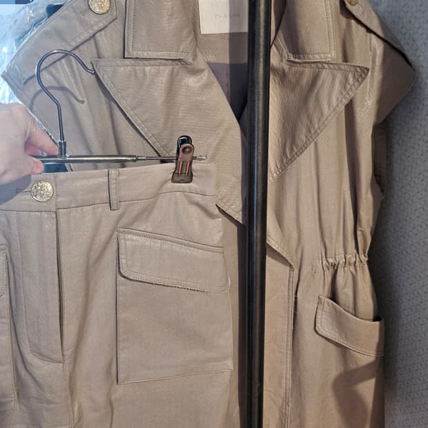 줄로그JULLLOG 차메토 베스트&스커트 셋업