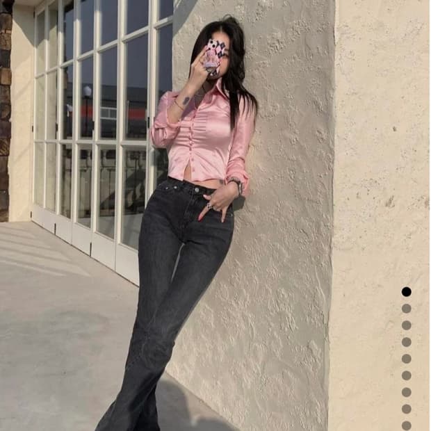 페일제이드 다크부츠컷 데님팬츠