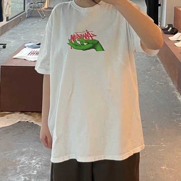 스투시 오즈 화이트  반팔 티셔츠 H2519