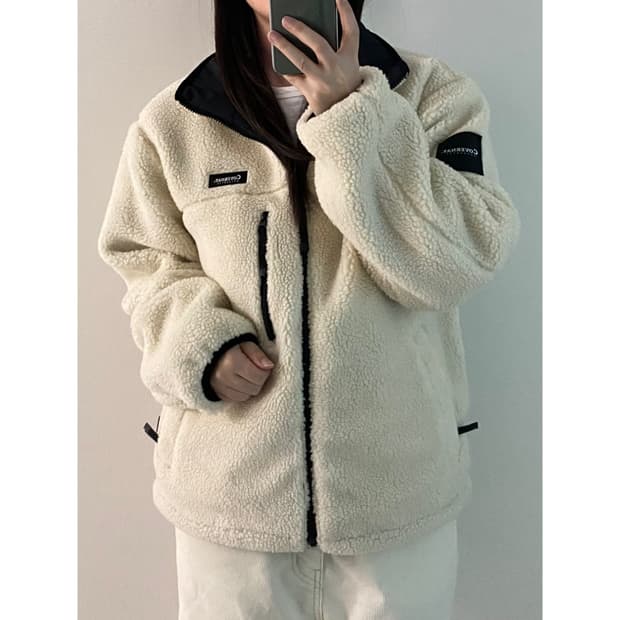 커버낫 리버시블 후리스점퍼