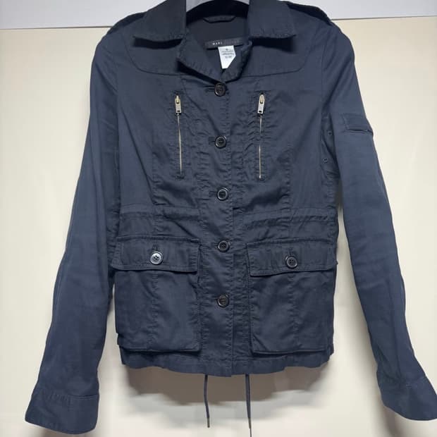 마크제이콥스 밀리터리 자켓 네이비