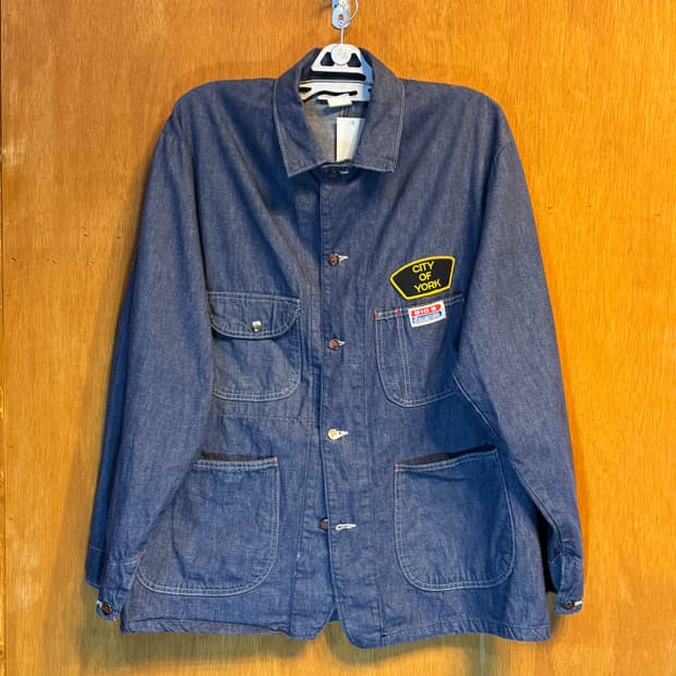 빈티지 BIG B 데님 초어 자켓 워크자켓 "L~XL" (384)