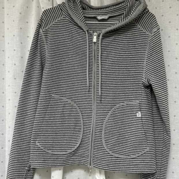 타입서비스 스트라이프 후드집업(거의 새상품)