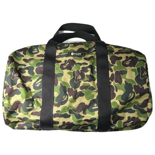 베이프 밀리터리 카모 보스턴백