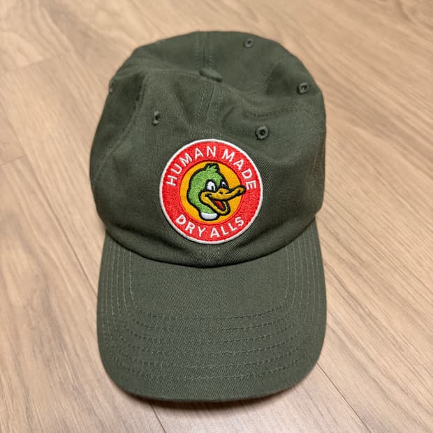 휴먼 메이드 6패널 트윌 캡 올리브 드랩