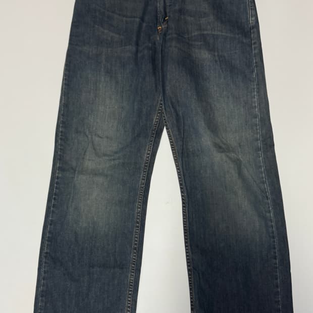 희귀!! 리바이스 569 루즈 스트레이트 빈티지 워싱 데님팬츠