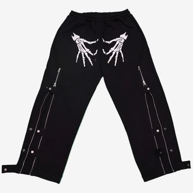 OS) 컷더트래쉬 스웻팬츠 블랙